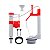 Kit Universal Caixa Acoplada Acionamento Superior Completo - Imagem 1