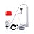 Kit Caixa Acoplada Universal Acionamento Superior Completo - Imagem 1