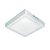 Plafon Painel Led Sobrepor Quadrado 24W Frio 6500K Branco - Imagem 1