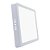 Plafon Painel Led Sobrepor Quadrado 18W Quente 3000K Branco - Imagem 3