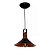 Lustre Pendente Retrô Venzone Vintage E-27 Preto com Cobre - Imagem 1
