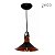 Lustre Pendente Retrô Venzone Vintage E-27 Preto com Cobre - Imagem 2