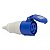 Acoplador Tomada Industrial 240Vca Azul 32A 6H 2P+T Decorlux - Imagem 4