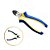 Alicate de Corte Diagonal 6Polegadas Profissional Flex Lotus - Imagem 2