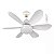 Luminaria Led com Ventilador 420MM mais Controle 30W Galaxy - Imagem 1
