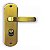 Fechadura Externa 40 Stilo Alavanca Bronze Latonado MGM - Imagem 1