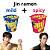 NOVO LAMEN JIN SPICY  E MILD POTES 65G - Imagem 1