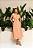 Vestido Maria - Linho - Salmão - Imagem 2