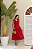 Vestido Maria - Linho - Vermelho - Imagem 3