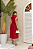 Vestido Maria - Linho - Vermelho - Imagem 4