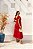 Vestido Luísa - Viscolinho - Vermelho - Imagem 4
