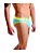 Sunga Brief Cut | com bojo - Azul Neon - Imagem 2