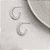 Argola oval renda Italiana - Imagem 1