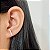 Brinco ear hook cravejado em zircônia - Imagem 3