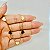 Colar Choker Coração Dourado - Imagem 1