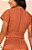 Vestido Ferrugem Viscose Em Lasie Evasê Midi - Fascinius - Imagem 4
