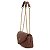 Bolsa Transversal Media Com Alca Corrente Marrom - Imagem 2