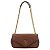 Bolsa Transversal Media Com Alca Corrente Marrom - Imagem 1