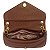 Bolsa Transversal Media Com Alca Corrente Marrom - Imagem 4
