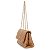 Bolsa Transversal Grande Matelasse Com Alca Corrente Camel - Imagem 3