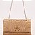 Bolsa Transversal Grande Matelasse Com Alca Corrente Camel - Imagem 2