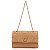 Bolsa Transversal Grande Matelasse Com Alca Corrente Camel - Imagem 1