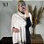 Echarpe Pashmina Viscose Lisa - Off White - Imagem 2