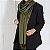 Echarpe Pashmina Viscose Lisa - Verde Musgo - Imagem 2