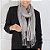 Echarpe Pashmina Viscose Lisa - Cinza - Imagem 2