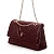 Bolsa Transversal Grande Matelasse Com Alca Corrente Burgundy - Imagem 3