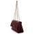 Bolsa Transversal Grande Matelasse Com Alca Corrente Burgundy - Imagem 2