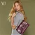 Bolsa Transversal Grande Matelasse Com Alca Corrente Burgundy - Imagem 8