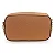 Bolsa Transversal Pequena Com Metal Logo Bicolor Camel - Imagem 4