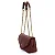 BOLSA TRANSVERSAL MEDIA COM ALÇA CORRENTE BURGUNDY - Imagem 2