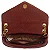 BOLSA TRANSVERSAL MEDIA COM ALÇA CORRENTE BURGUNDY - Imagem 4