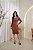VESTIDO LUCIANE MARROM - LEOPARDA - Imagem 1