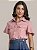 CAMISA EM TECIDO PLANO LISTRADO VERMELHO - Imagem 1