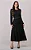 Vestido Maxi Midi com Franzido Frontal Elsa Preto - Tata Martello - Imagem 1