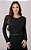 Vestido Maxi Midi com Franzido Frontal Elsa Preto - Tata Martello - Imagem 2