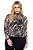 Blusa Tule Animal Print Plus Size - Imagem 1