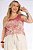 Blusa sem manga Plus Size em malha flamê - Imagem 1