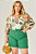 Blusa em Tule Estampada Plus Size - Imagem 1
