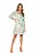 Vestido Curto com Manga 3/4 - Imagem 1