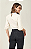 Blusa de manga 3/4 em plano linen - Imagem 4