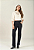 Blusa de manga 3/4 em plano linen - Imagem 2