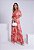 Vestido Longo em Viscose com Babado Decote - Imagem 1