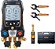 Kit Smart Vacuo Manifold Digital 557s com Bluetooth e Válvulas de 4 Vias - TESTO 0564 5571 - Imagem 1
