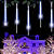 15 Tubos snowfall LED branco frio IP44 com 10cm bivolt. - Imagem 7