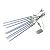 15 Tubos snowfall LED branco frio IP44 com 10cm bivolt. - Imagem 5