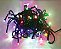 Pisca de Natal 100 Leds Colorido 8 Funções 10 Metros fio verde 127V. - Imagem 1